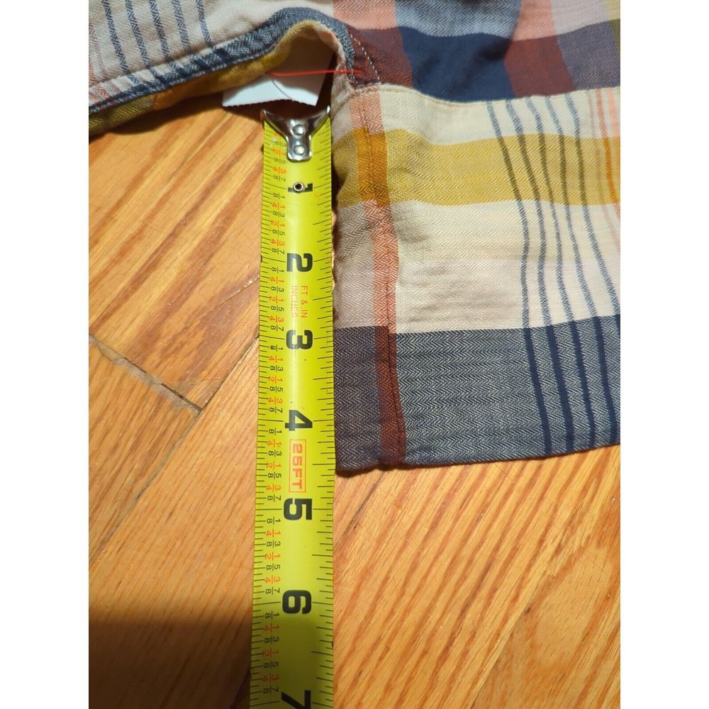 youth carhartt button short sleeve‎ plaid print short sleeve, xl, multi color - Picture 12 of 16